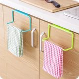 Kitchen Organizer Towel Rack Hanging Holder Bathroom Cabinet Cupboard Hanger Shelf For Kitchen Supplies Accessories Cocina *40