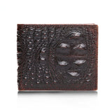 Crocodile pattern men's short wallet leisure wallet High-quality genuine leather Spring and summer new leather wallet