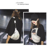 Zipper PU Leather Fanny Pack Women Shoulder Chest Bag Lady Belly Belt Bag Multifunctional Waterproof Waist Pack Black White