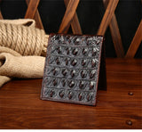 Crocodile pattern men's short wallet leisure wallet High-quality genuine leather Spring and summer new leather wallet