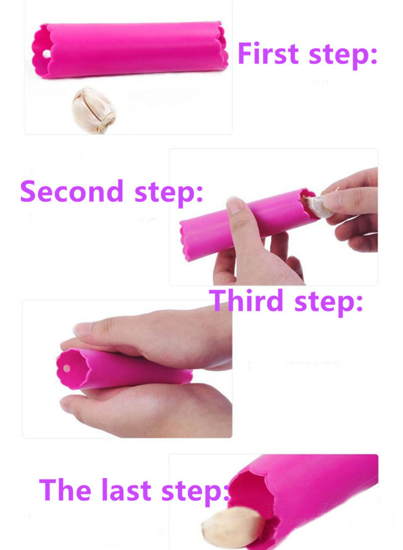 New Magic Peeled 1 pcs Garlic Tools Silicone Garlic Peeler Peel Barrel Peeling Easy Kitchen Tool