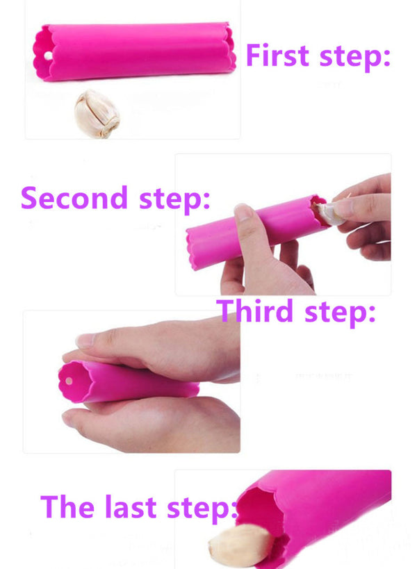 New Magic Peeled 1 pcs Garlic Tools Silicone Garlic Peeler Peel Barrel Peeling Easy Kitchen Tool