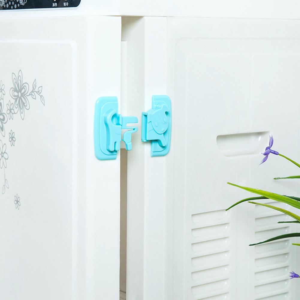 Cabinet Door Refrigerator Toilet Safety Lock For Child Baby Safety Lock Cartoon Dog Puppy Shape Safety Fridge Door Locks