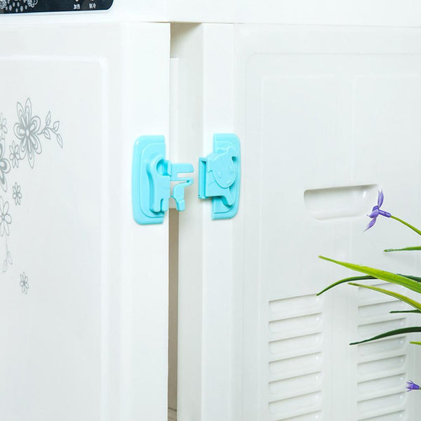 Cabinet Door Refrigerator Toilet Safety Lock For Child Baby Safety Lock Cartoon Dog Puppy Shape Safety Fridge Door Locks