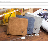 New Vintage High quality PU leather clutch male leather Wholesale ultra-thin fashion casual men's wallet clam