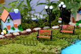 XBJ041 Park bench 1 pc child seat recliner moss micro landscape ornaments and more meat and more meat jewelry Creative Decorat
