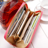 women long clutch Wallets female Fashion PU Leather Bowknot coin bag phone purses Famous designer lady cards holder wallet