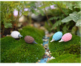XBJ135 Mini 8pcs Color hedgehog decoration supplies moss micro landscape deco  Garden deco Creative handicrafts