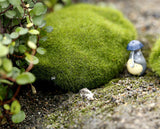 XBJ009 Miniature 1pc Stone Moss Garden Craft Fairy Bonsai Plant Decor Marimo Stone Artificial Moss Foam Stone Green Plant