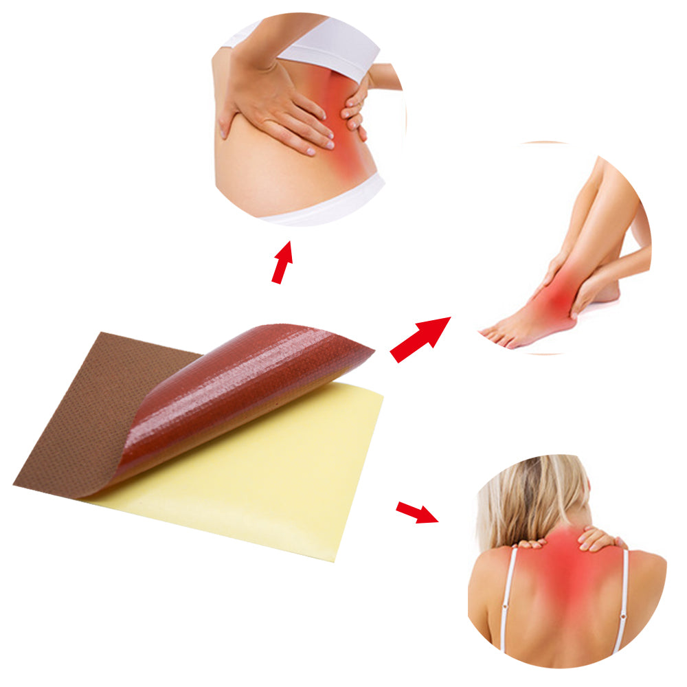 32Pcs/4bags Medicated Plaster Shaolin Medicine Knee Pain Relief Adhesive Patch Joint Back Medicated Plaster Pain Relieving