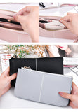 Long European&American zipper small fresh cell phone bag High-quality PU leather student thin multi-purpose wallet