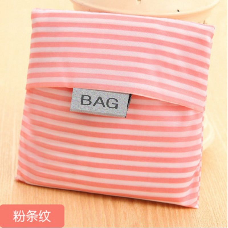 Fashion portable women shopping bag creative printing Oxford cloth folding Ladies bag Kitchen storage bags home accessories