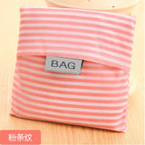 Fashion portable women shopping bag creative printing Oxford cloth folding Ladies bag Kitchen storage bags home accessories