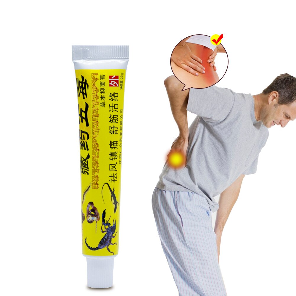 Pain Relief Ointment 100% Original Herbal Cream For Rheumatoid Arthritis Joint Muscle Rub Medical Plaster Health Care 1Pcs Secondary image
