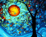 Colorful world Digital Painting Handpainted Oil Painting by numbers oil paintings chinese scroll paintings Home Decoration