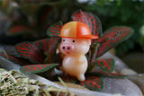 XBJ107 Mini 6PCS piggy decor supplies moss micro landscape deco  Garden deco Creative handicrafts