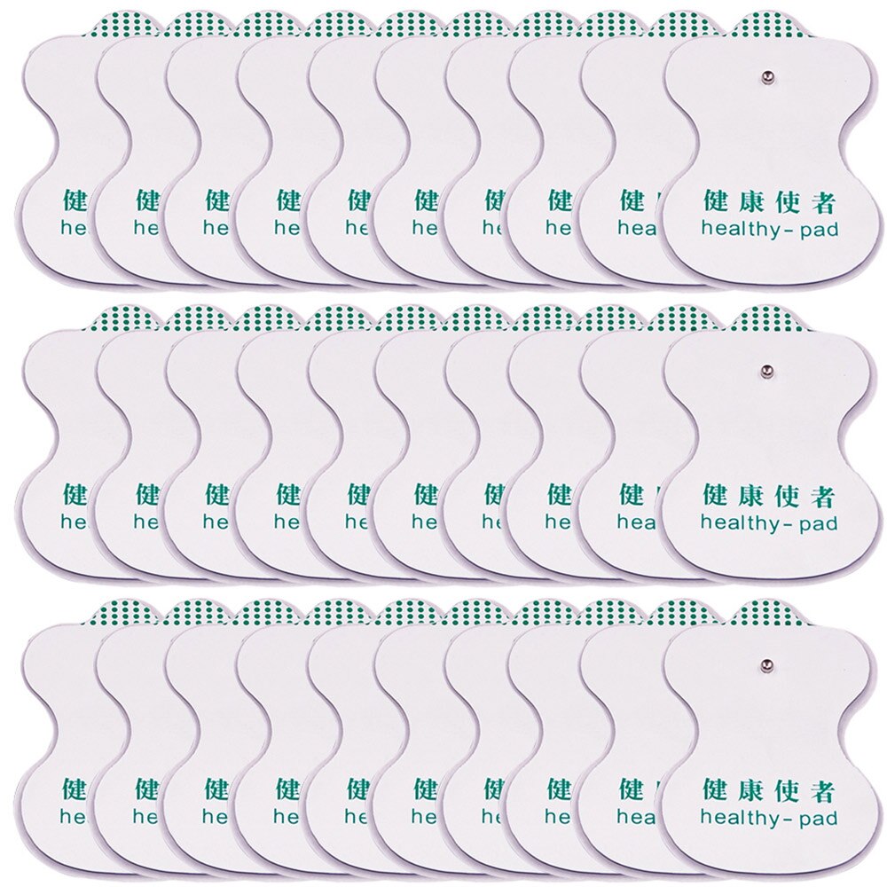 30/20/10PCS Self Adhesive Replacement Tens Electrode Pads Square Muscle Stimulator Electric Digital Machine Massager Sticker HOT