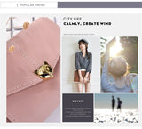 Tri-fold fashion wallet multi-card female purse High-quality PU leather Card & ID Holders women's handbags