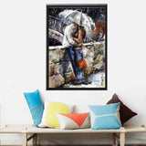 DIY 5D Diamond Embroidery The Romantic couples Round Diamond Painting Cross Stitch Kits Diamond Mosaic Home Decoration