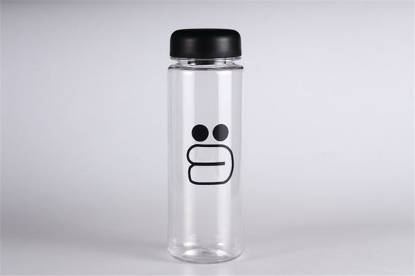 New Plastic Bottle For Water Sport 500ml Portable Kids Juice  Drinkware Outdoor Leak Proof Seal Gourde Climbing Water Bottles
