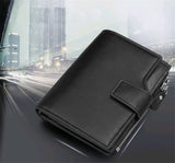 Casual Korean version of wallet High quality PU leather clutch Short Multi-functional wallet Card & ID Holders