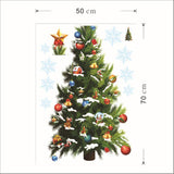 Creative personality Christmas tree Wall Stickers Home Decorative Waterproof Wallpapers
