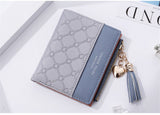 Tassels Zipper&Hasp Women Wallet For Coin Card Cash Invoice Fashion Lady Wallets Small Purse Short Solid Female Clutch Carteras