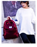 New Shiner Women Backpack Solid Color Preppy Casual Backpack for Teenage Girls Female School Shoulder Bag Bagpack mochila