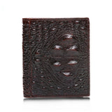 Crocodile pattern men's short wallet leisure wallet High-quality genuine leather Spring and summer new leather wallet