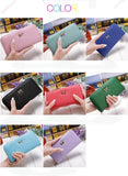 women long clutch Wallets female Fashion PU Leather Bowknot coin bag phone purses Famous designer lady cards holder wallet