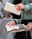 Fashion Cute Long Wallet Women PU Leather Cartoon Dog Wallets Lady Clutch 6 Colors Puppy Zipper Card Holder Female Change Purses