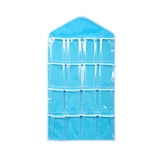 New 16Pockets Clear Hanging Bag Socks Bra Underwear Rack Hanger Storage Organizer