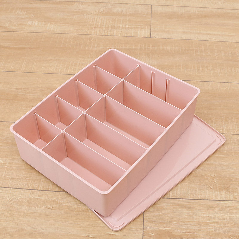 Multi-size Underwear Organizer Storage Can Adjust The Partition Drawer Closet Organizers Boxes For Bras Briefs Socks Ties Scarfs