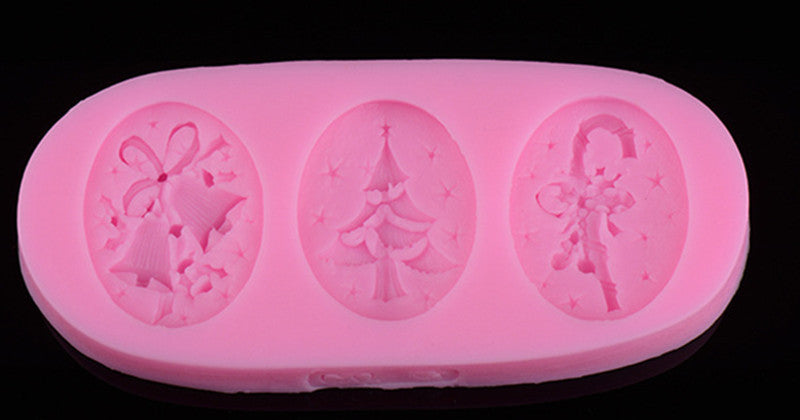 New Silicone Cake Decorating Mold Fondant Cupcake Candy Chocolate Soap Christmas Decoration Sugar Craft Silicone Mould