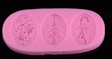 New Silicone Cake Decorating Mold Fondant Cupcake Candy Chocolate Soap Christmas Decoration Sugar Craft Silicone Mould