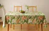 BZ312 Thick cotton table cloth fresh leaf flower fashion home hotel drape factory outlets American country style