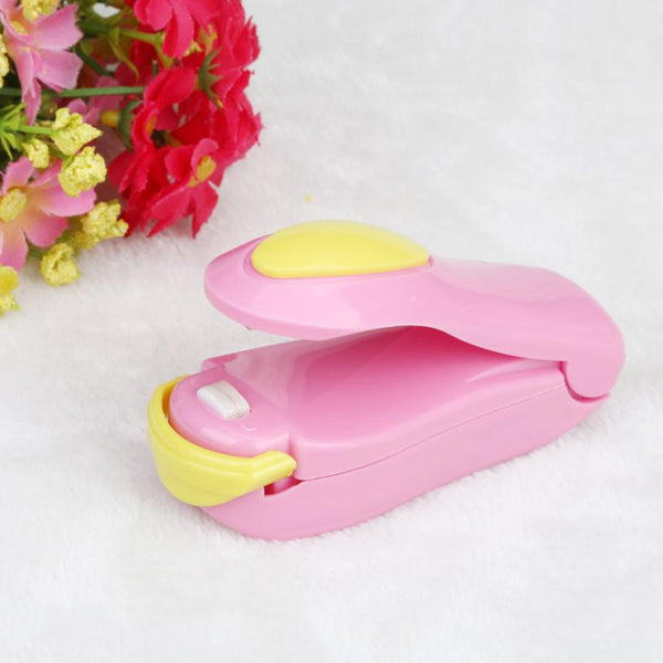Portable Bag Clips Handheld Mini Electric Heat Sealing Machine Impulse Sealer Seal Packing Plastic Bag Clip work with battery