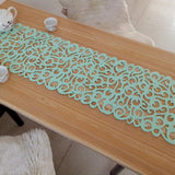 Rectangle Felt Table Runners Modern Hollow Out Table Runner Home Decoration TV Cabinet Table Runners for Wedding Decorations