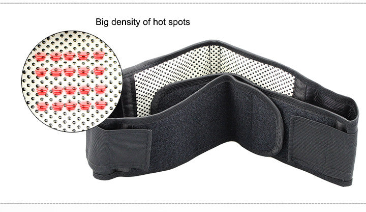 Tcare Adjustable Waist Tourmaline Self heating Magnetic Therapy Back Waist Support Belt Lumbar Brace Massage Band Health Care
