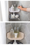 Corner Drain Shelves Bathroom Storage Rack Bathroom Punch-Free Powerful Wall-Mounted Wash Shelf