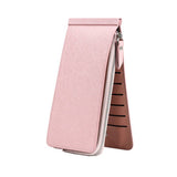 Woman wallet card bag European&American style High quality leather Card & ID Holders Long zipper wallet clip
