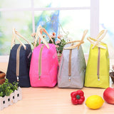 Lunch Bag kitchen organizer Oxford Cloth Cartoon Print Handy Thickness Insulated Picnic School Lunch Bags Storage Bag E5M1