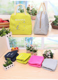 Lunch Bag kitchen organizer Oxford Cloth Cartoon Print Handy Thickness Insulated Picnic School Lunch Bags Storage Bag E5M1