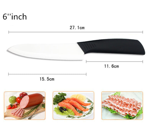 Brand top quality Christmas present Zirconia Ceramic Knife set 3" 4" 5" 6" inch+ Peeler+Covers fruit knife set