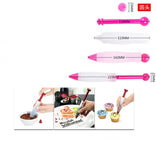 Kitchen Silicone Cake Cookie Pastry Icing Decorating Syringe Cream Chocolate Plate Pen
