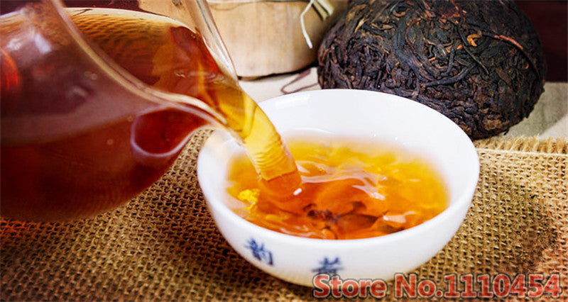 TemuTea 500g Promotion 5pcs Top Grade Shu Black Pu-erh Tea Yunnan Original Puer Red Tea