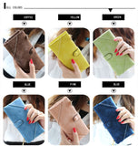 Fashion Retro Matte Stitching leather Wallet Women Long Purse Clutch Women Casual Hasp Dollar Price Wallet Handbag carteira
