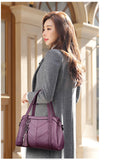 Hot Sale Women Casual Tote Bag Female Handbag Large Big Shoulder Bag for Women Tote Ladies Vintage Genuine Leather Crossbody Bag