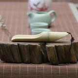 Natural Chinese Ecological Bamboo Tea Spoon Beautiful Traditional Tea Set Scoops