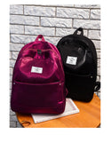 New Shiner Women Backpack Solid Color Preppy Casual Backpack for Teenage Girls Female School Shoulder Bag Bagpack mochila